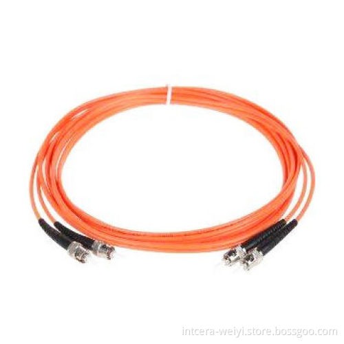 ST/PC-ST/PC MM DX Fiber Optic Patch Cord with Low IL and High RL (0.9&2.0&3.0 Optional)